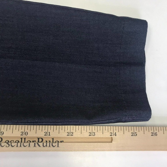 New York & Co 7th Avenue Design Studio Pant Womens 4 Blue Crop Denim Look - Picture 11 of 11